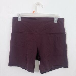 Lululemon Align Biker Shorts (Burgundy/Wine)
